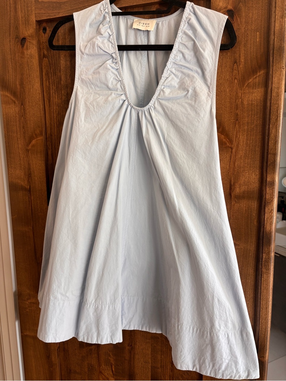 DISSH Gabby Cornflower Oversized Cotton Mini Dress Size US 2 - Picture 2 of 6
